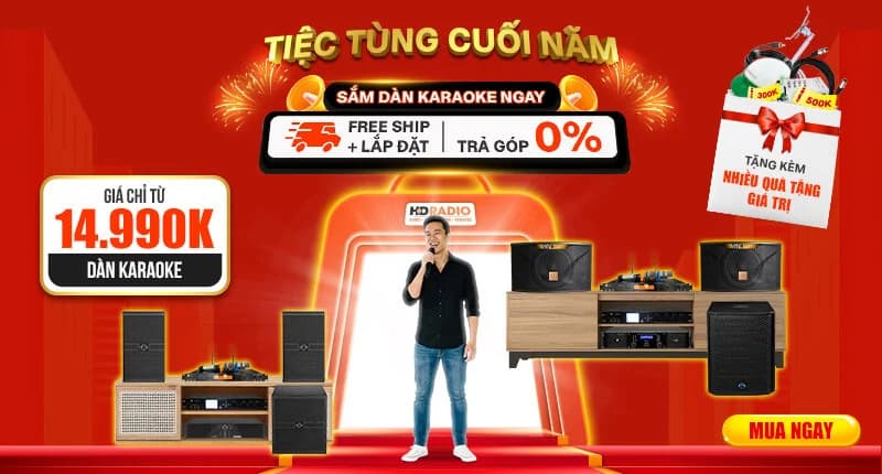 Dàn Karaoke<br>Ưu Đãi Lên Tới 25%