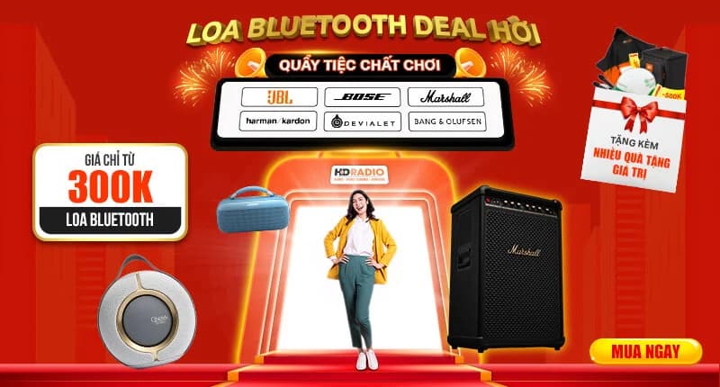 Loa Bluetooth <br> Giá Giảm Tới 50%