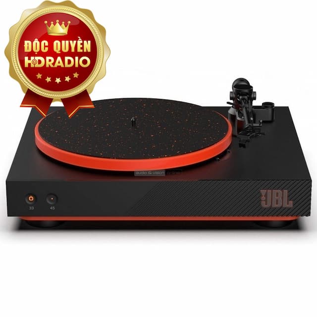 Đầu đĩa than JBL Spinner BT, Bluetooth 5.2 aptX HD (24-bit), RCA Phono, Hộp mực MM (33 1/3, 45 RPM) Đầu đĩa than JBL Spinner BT, Bluetooth 5.2 aptX HD (24-bit), RCA Phono, Hộp mực MM (33 1/3, 45 RPM)
